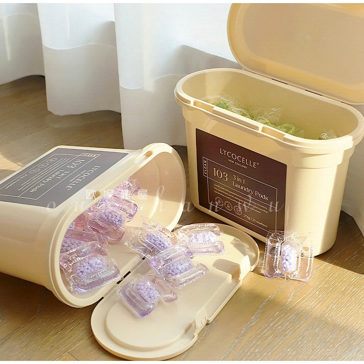 Lycocelle 3 in 1 Laundry Pods / Anti-Dust Mites / Anti-Bacterial / Indoor Drying / Baby Safe