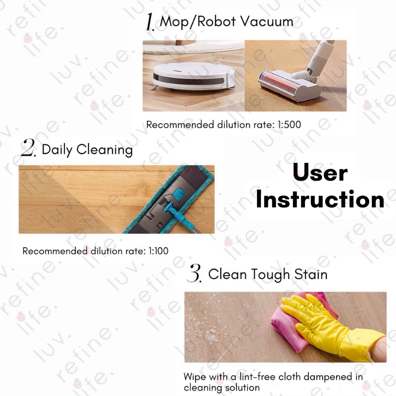 Lycocelle Multipurpose Floor Cleaner / Anti-Bacterial Anti-Fungi Baby Pet Safe Cleaner / Table Cleaner / Fridge Cleaner