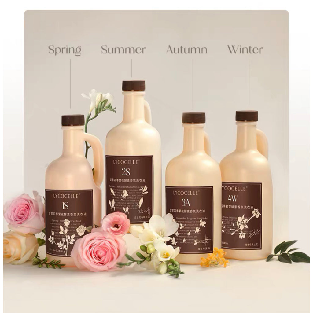 Lycocelle Four Seasons Perfume Laundry Detergent (600ml) / Long Lasting Fragrance