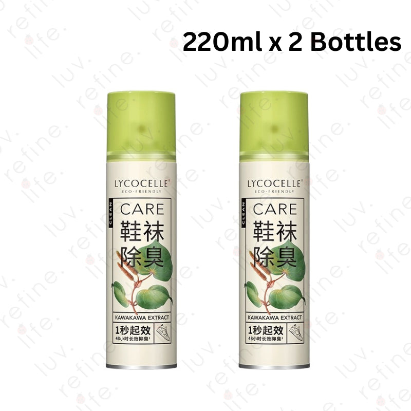 Lycocelle Anti-Bacterial Socks and Shoes Deodorant Spray / Shoe Deodorizer / Long Lasting Freshness