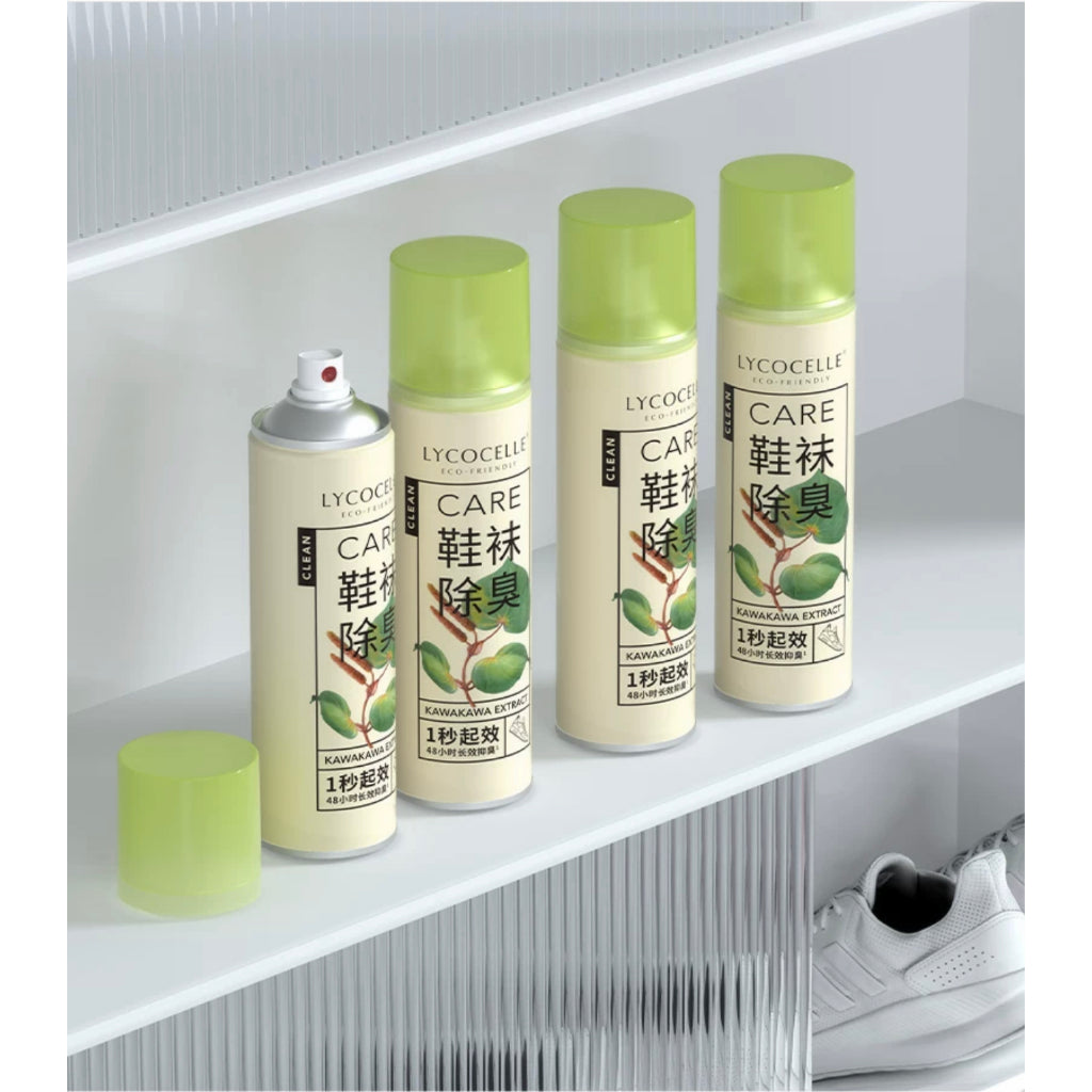Lycocelle Anti-Bacterial Socks and Shoes Deodorant Spray / Shoe Deodorizer / Long Lasting Freshness