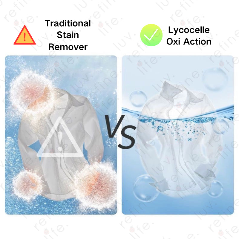 Lycocelle Oxi-Action Fabric Stain Remover Powder 600g / Safe on color fabrics and baby clothes