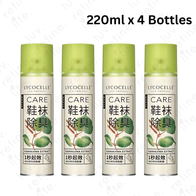 Lycocelle Anti-Bacterial Socks and Shoes Deodorant Spray / Shoe Deodorizer / Long Lasting Freshness