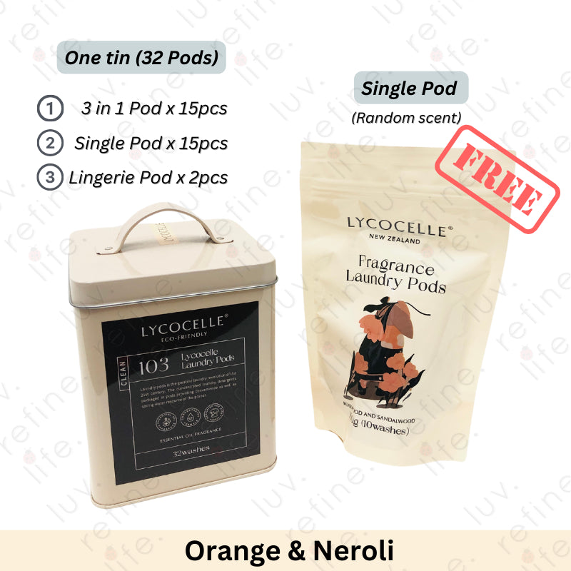 Lycocelle 3 in 1 Laundry Pods / Anti-Dust Mites / Anti-Bacterial / Indoor Drying / Baby Safe