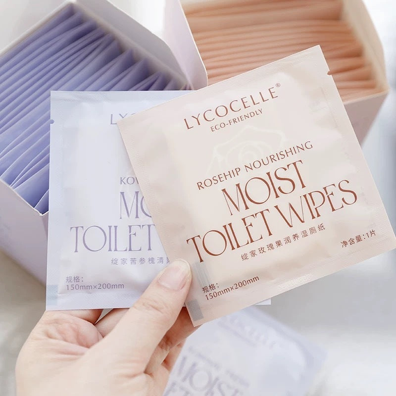 Lycocelle Moist Feminine Wipes / Toilet Wipes / For Daily use and Period use and after intimate use