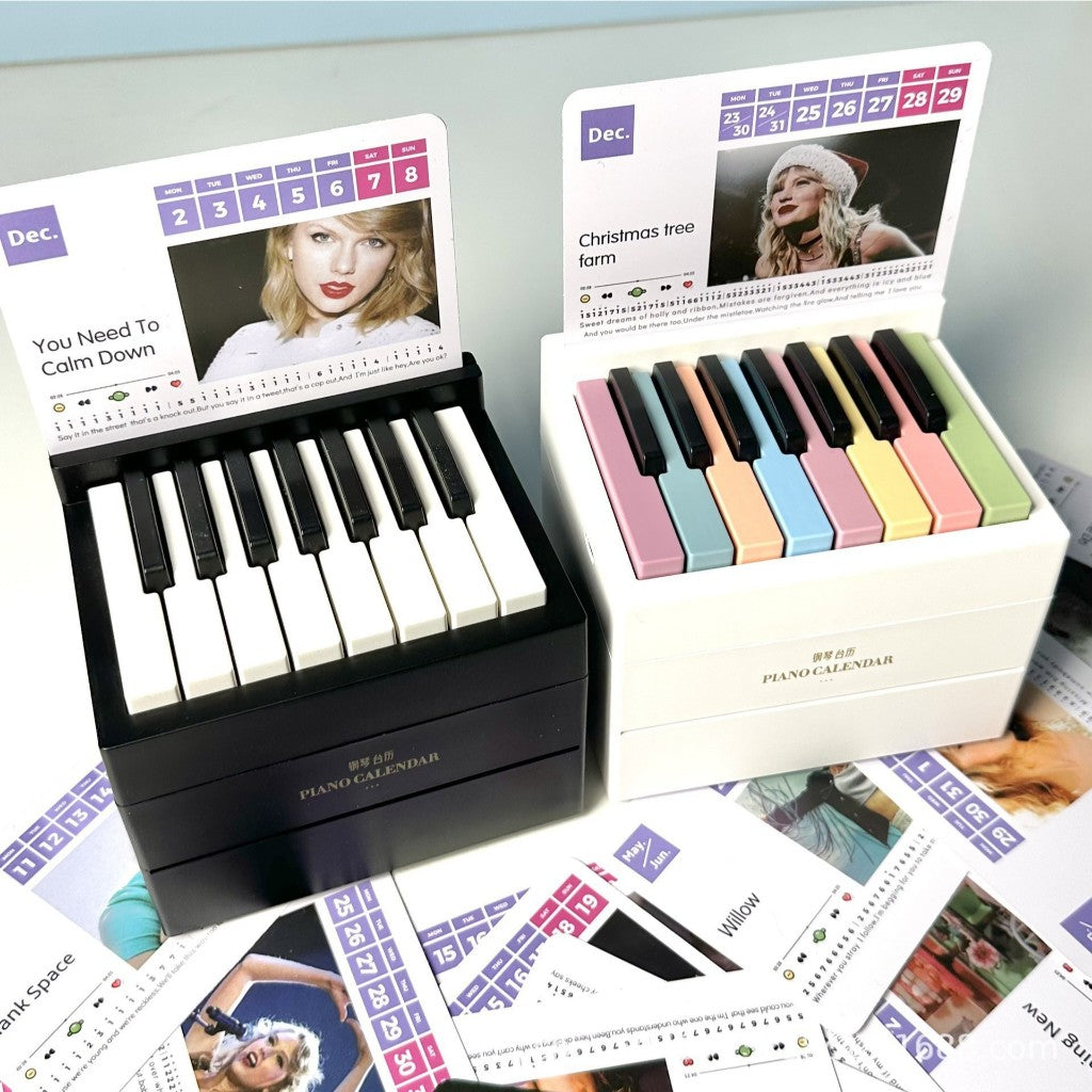 Desktop Music Piano Calendar / Rechargable Piano Calendar