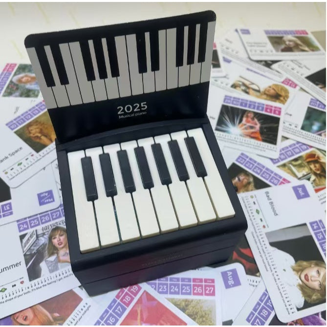 Desktop Music Piano Calendar / Rechargable Piano Calendar