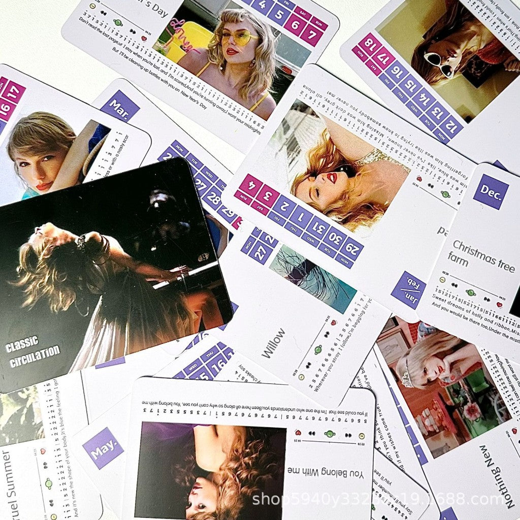 Desktop Music Piano Calendar / Rechargable Piano Calendar