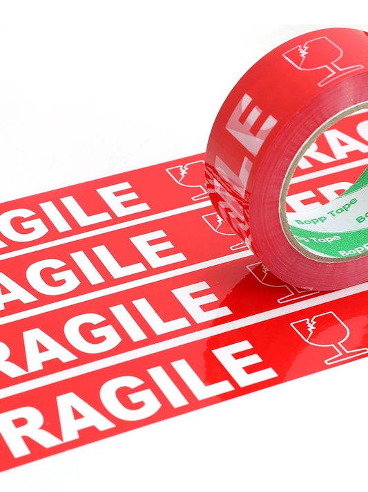 Red-Fragile Adhesive Tape (5cm x 100m)