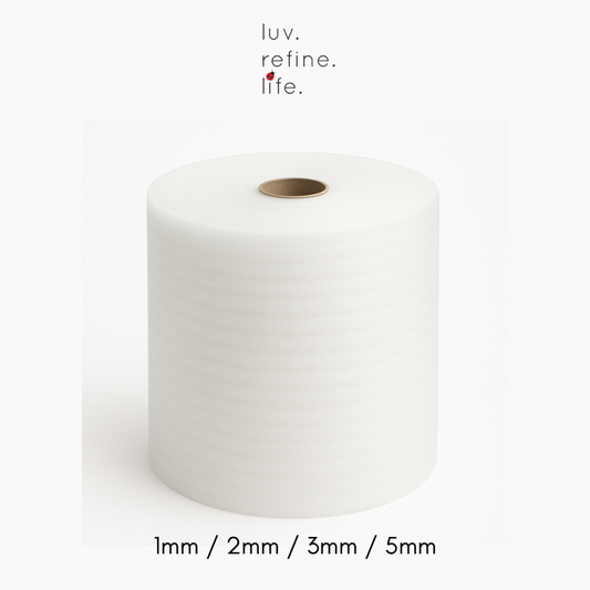 EPE Foam Roll / 1mm-5mm Plain Polyethylene Foam Wrap