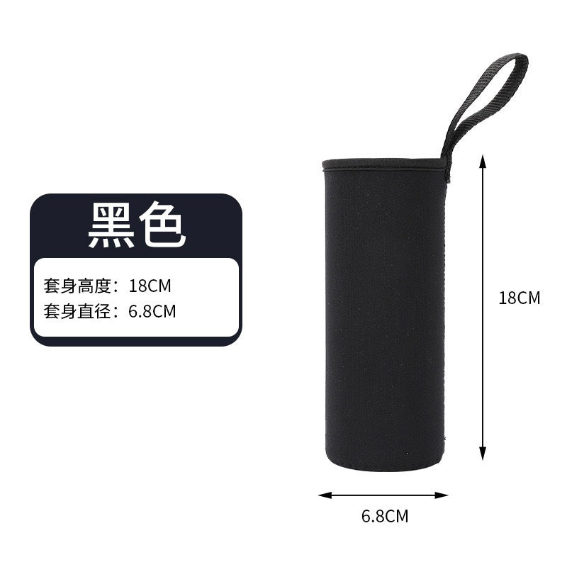Borosilicate Glass Water Bottle with Stainless Steel Leakproof Cap – 420ml/550ml/750ml/1000ml