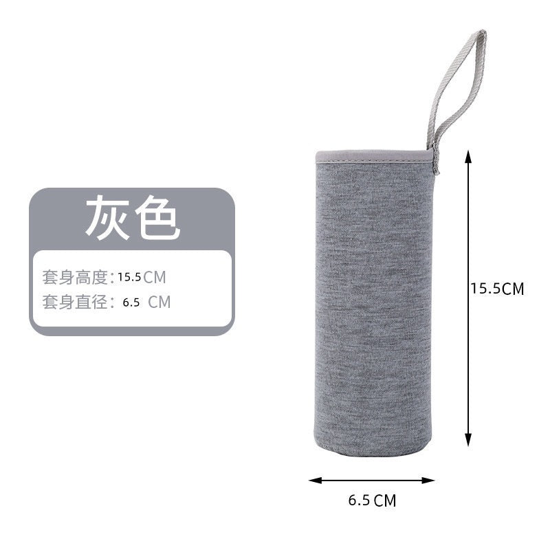 Borosilicate Glass Water Bottle with Stainless Steel Leakproof Cap – 420ml/550ml/750ml/1000ml