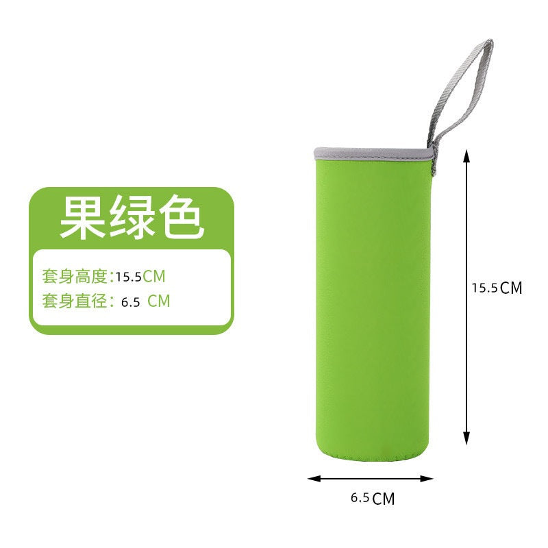Borosilicate Glass Water Bottle with Stainless Steel Leakproof Cap – 420ml/550ml/750ml/1000ml