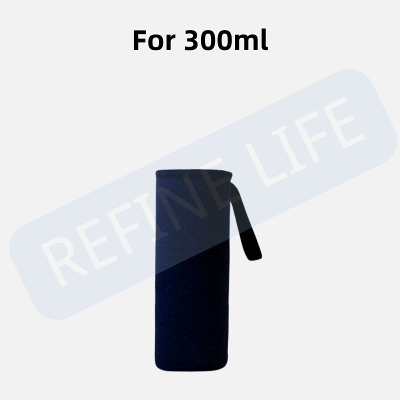 Time Marking Glass Water Bottle / Ins Style Modern Glass Bottle