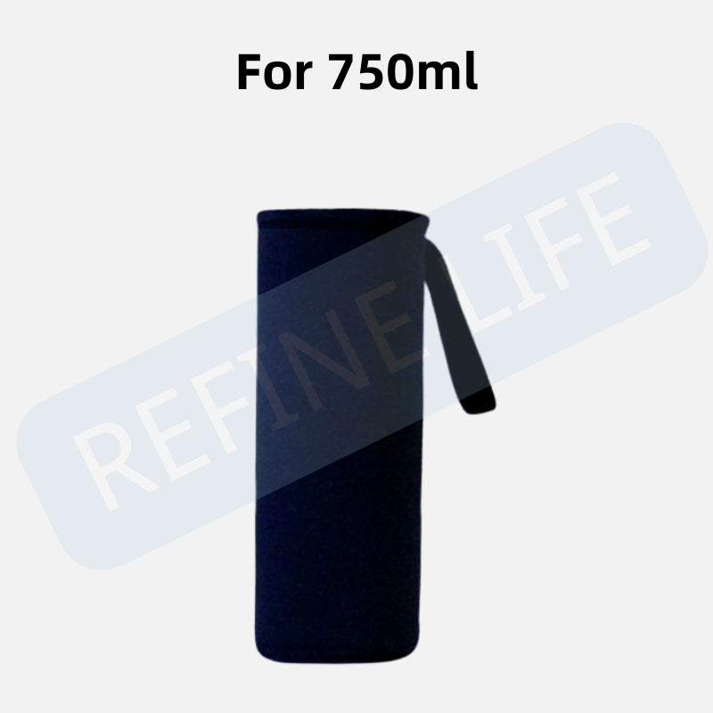 Time Marking Glass Water Bottle / Ins Style Modern Glass Bottle