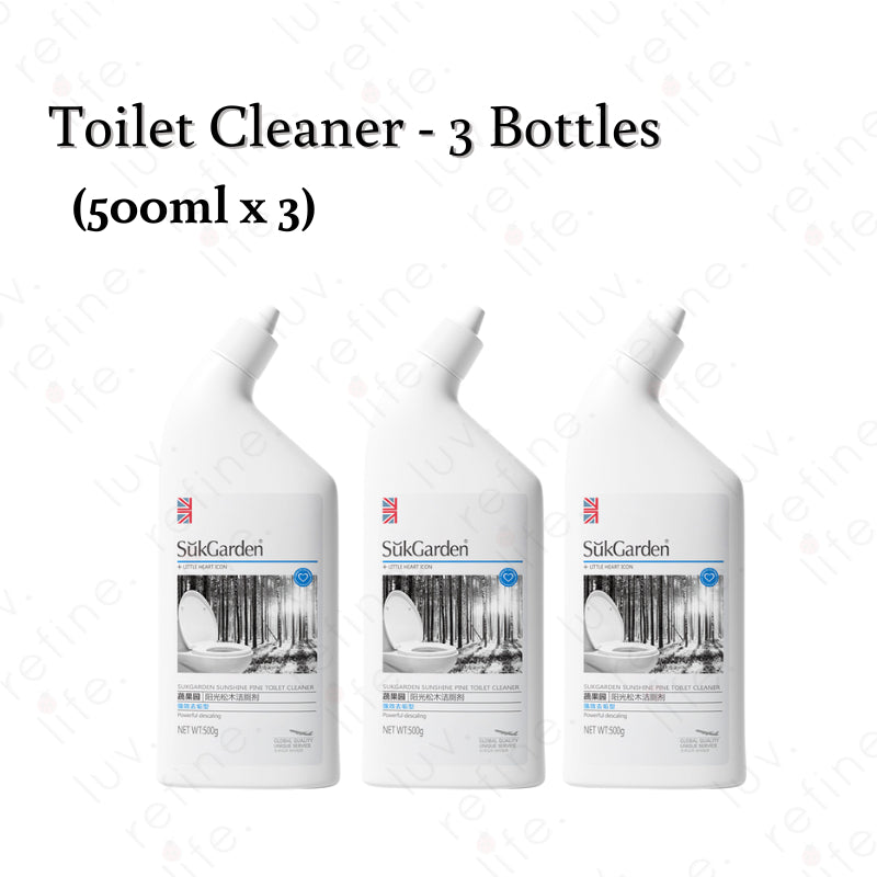 SukGarden Sunshine Pine Toilet Cleaner (500ml per bottle)