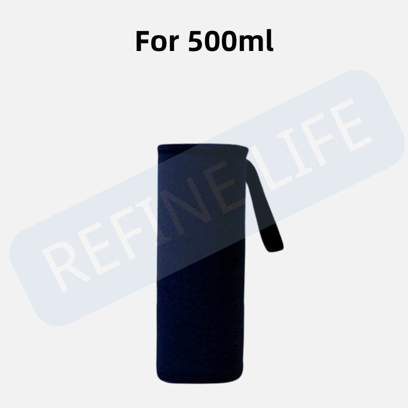 Time Marking Glass Water Bottle / Ins Style Modern Glass Bottle