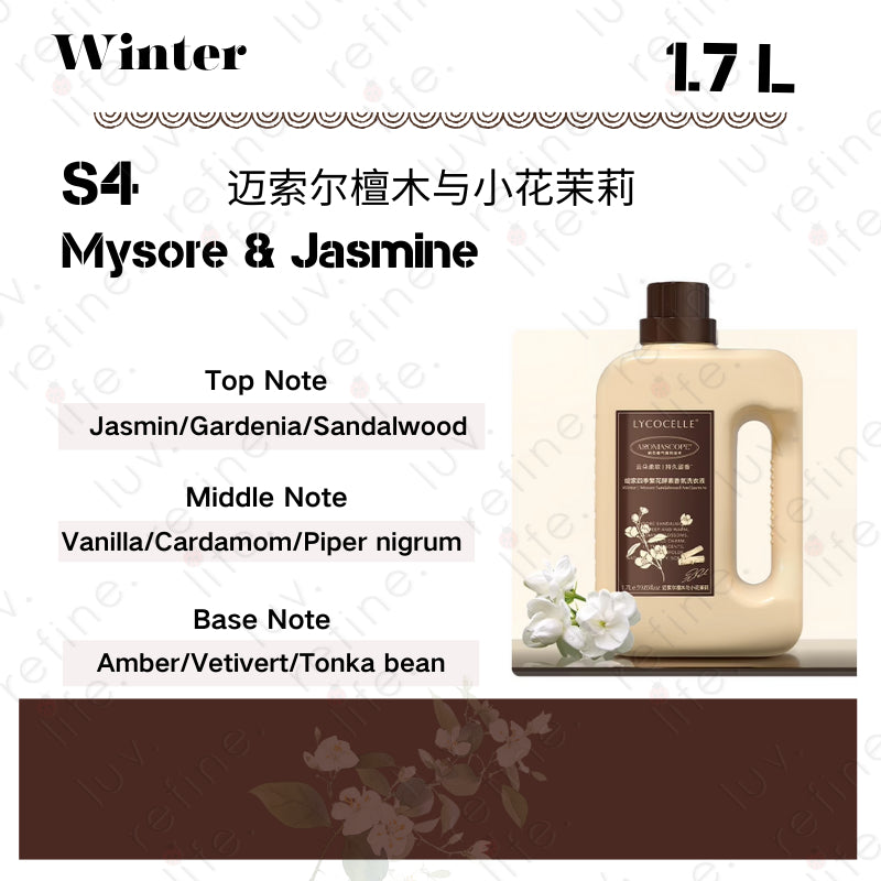 1.7L Lycocelle Perfume Laundry Detergent / Long Lasting Fragrance