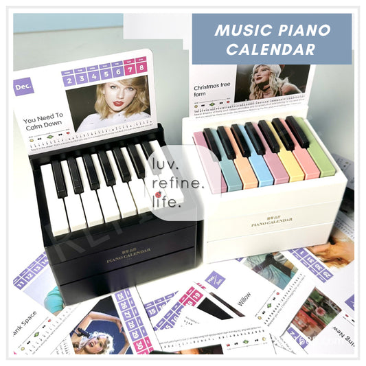 Desktop Music Piano Calendar / Rechargable Piano Calendar