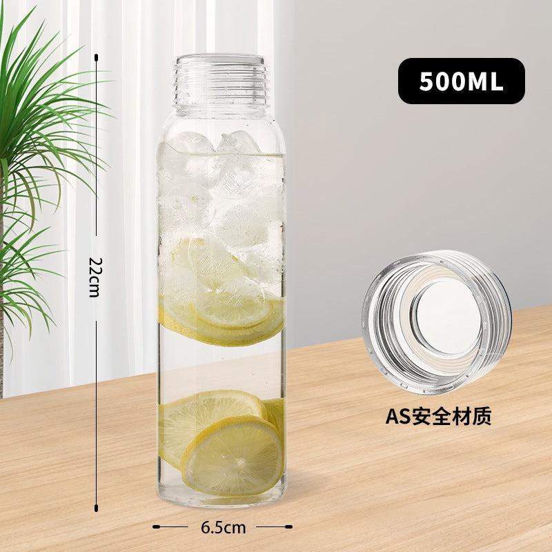 Borosilicate Glass Water Bottle | ABS Leak-Proof Cap | 500ml / 750ml / 1000ml
